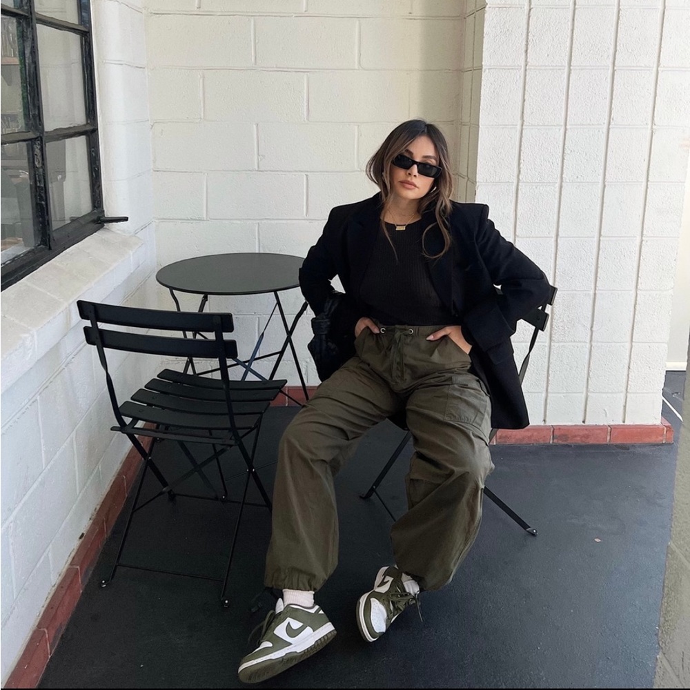 Stylish Olive Green Women's Pants